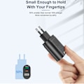 Miniatyrbillede 9 af 11: 65W GaN hurtigladeradapter hvid