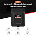 Miniatyrbilde 3 av 7: V019 OBD 2 for Diagnostikk Bluetooth Feilkode Dekoder Feilkodeleser for Bil Black Svart