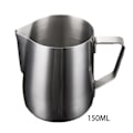 Miniatyrbillede 1 af 5: 150 ml mælkekande, rustfrit stål mælkeskumkande, latte kop, kunstig kaffe latte skumkande, mælkekande
