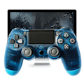 Miniatyrbild 2 av 4: Dualshock 4 trådlös handkontroll för Playstation 4 - Glacier White