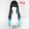 Miniatyrbillede 5 af 7: Tokitou Muichirou Cosplay Demon Slayer Kimetsu no Yaiba Kostume Kisatsutai Uniform Sæt Halloweenfest Anime Tøj A5 A5 XXL