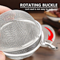 Miniatyrbillede 4 af 4: 4 Stykker Te-infuser Rustfrit Stål Te-infuser Te-infuser