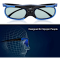 Miniatyrbillede 2 af 4: Universal Active Shutter 3D-briller 3D 1080P-briller-XM2-