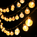 Miniatyrbilde 2 av 5: 5M Lyslenke med 20 LED-lys, Solcelledrevet Dekorativ Lyslenke for Hjem Hage Terrasse Utendørs Dekorasjon
