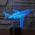 Pikkukuva 1 / 5: Suihkukone USB Pöytälamppu 3D Lamppu LED 7 Värin Vaihto-XM2-