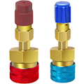 Miniatyrbillede 1 af 5: R1234YF Lynkobling, R1234yf til R134a Adapter, 1234yf til 134a Ad-KK3-
