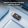 Miniatyrbild 6 av 7: USB C till Lightning Adapter PD 20W 120W Snabbladdning Lightning Hane Till Typ C Adapter För iPhone IOS till USB Typ C Konverterare