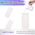 Miniatyrbillede 4 af 4: 3 stk. elegant design vase skrivebord moderne dekorativ pynt plastvase til indendørs soveværelse stue balkon borddekoration bryllup køkken kontor