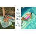 Miniatyrbild 10 av 10: Joy Gigantisk Uppblåsbar Flytande Solstol för Pool, Solbädd, Uppblåsbar Solmadrass, Kan Användas Utomhus, i Trädgården, På Bakgården{F2}-KK3-