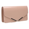 Miniatyrbilde 4 av 5: Patent Leather Envelope Clutch for Kvinner - Festlig Clutch i PU, Ensfarget