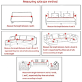 Miniatyrbillede 3 af 4: Elastisk sofabetræk strækbart sofabetræk 2-personers stue sofa