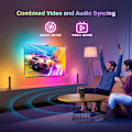 Miniatyrbillede 4 af 9: RGBIC LED-lysstrimmel Kamera TV-skærm Synkronisering WiFi APP Musiksynkronisering Spil Soveværelse TV Baggrund Ambient Lys 5 m (lämplig för 65-75 tum)