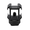 Miniatyrbillede 1 af 4: Cold Shoe Mount Aluminium Adapter Video Bracket til DSLR Kamera