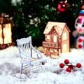 Miniatyrbillede 4 af 4: Dukkehus Træstole 1:12 Skala Juledukkehus Model-XM2-