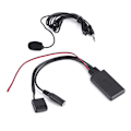 Miniatyrbillede 6 af 8: Bil Bluetooth AUX-IN Kabeladapter med Mikrofon Håndfri Opkald Passer til Ford Focus 6000CD 0.1