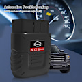 Miniatyrbilde 7 av 7: V019 OBD 2 for Diagnostikk Bluetooth Feilkode Dekoder Feilkodeleser for Bil Black Svart