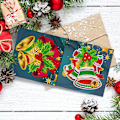 Miniatyrbild 2 av 5: 8st 3D Pop-Up Grattiskort, Diamantmålning Presentkort DIY