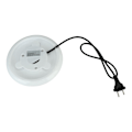Miniatyrbillede 6 af 8: Elektrisk kedel 2000W Dobbelt rustfrit stål 2L Kedel Varmelegeme med automatisk slukning og tørkogningsbeskyttelse EU-stik 220V Hvid