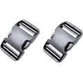Miniatyrbild 1 av 4: Snabbspännen 50 mm Heavy Duty Plast Spänne Clips Snaps Ryggsäck Spänne Byte Dubbel Justerbar Ingen sömnad 2 set