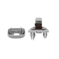 Miniatyrbilde 4 av 4: 2 stk grå solskjermklips, erstatning for solskjermklips for Audi A1 A3 A4 A5 Q3 Q5 (8E0 85756