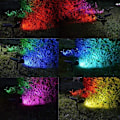 Pikkukuva 4 / 4: 2 kpl puutarhavaloja [vaihtaa väriä], 7 RGB-väri LED-lamppuhelmeä -XM2-
