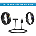 Miniatyrbilde 3 av 3: Lader for Fitbit Charge 5 / Charge 6 / Luxe, [2-pakke, 1 meter] Erstatningsladekabel