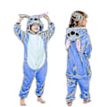 Miniatyrbild 1 av 3: Disney Lilo & Stitch Pyjamas i En Del, Barnens Plysch Kigurumi Onesies, Varma Kläder för Vintern, Julgåva 1 867