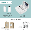 Miniatyrbilde 4 av 4: Yideng Mini Lomme Skriver Bærbar Skriver Mini Bluetooth-XM2-