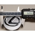 Miniatyrbild 2 av 4: Navkapselcentermärke för Lexus 62MM Lexus Bilhjulscentrum Plastkåpa Lexus Logotyp - Grå (4-pack)
