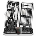 Miniatyrbild 1 av 2: Pedikyr Manikyr Nagelklippare Set, 18-Delars Nagelbandsskjutare-XM2-