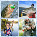 Miniatyrbild 2 av 6: iZoeL Fiske-Julkalender 2024 - Fiskedrag Set, Fiskeutrustning för Vuxna Män Pojkar, Fisketillbehör (24 st)-KK1- A