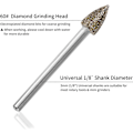 Miniatyrbillede 2 af 4: Diamantbor, 20 stk. Diamant Rotary Bor (Diamantbor/Hoved/Spids)