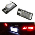 Miniatyrbillede 1 af 5: Passer til Audi LED-nummerpladelys A3/A4/A6/A8/Q7/RS4/RS6 nummerpladelys