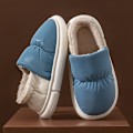 Pikkukuva 1 / 2: Talvi fleece sisätossut lämpimät puuvillatossut sininen-KK1- blue 44-45