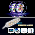 Miniatyrbilde 2 av 4: 10M 100LED Lyslenke, 12 Moduser 16 Farger LED Fairy Lights