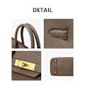 Miniatyrbillede 5 af 5: Rummelig Abrikos Crossbody Taske til Kvinder Perfekt Gave Størrelse 30x16x23cm Apricot/30