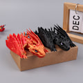 Miniatyrbilde 3 av 8: Fjærlett Wyvern Drage 3D-printet Drage Gratis Drage Dr