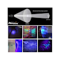 Pikkukuva 2 / 4: Led UV 365nm taskulamppu 10W T6 led + Zoom Musta