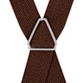 Miniatyrbilde 2 av 5: 4 Klips X-Formet Herrebukseseler Justerbare Elastiske Herrebukseseler Herre Bryllup Formelle Avslappende Bukseseler (Kaffe)