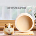 Pikkukuva 4 / 4: Hamsterin juoksulelu, puinen juoksupyörä hauskoille lemmikeille