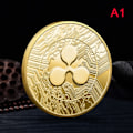 Miniatyrbild 1 av 5: 1:a Pläterad Ripple Coin XRP CRYPTO Jubileum Ripple XRP Col Guld