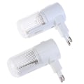 Miniatyrbilde 4 av 5: 2 stk Nødlys Vegglampe Hjemmebelysning LED Nattlampe EU Hvit Whit-KK1- White one size
