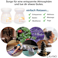 Miniatyrbild 3 av 4: Keramisk Brännare-Aromalampa med Värmeljushållare-Stor Vattenskål