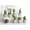 Miniatyrbillede 3 af 3: Kunstige sukkulenter kaktusser med potter kunstige planter i potte