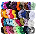 Pikkukuva 4 / 8: 36 kpl Velvet hiusdonitseja, hiuslenkkejä, hiuspantoja, hiusnauhoja Multicolor multifärg