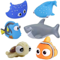 Pikkukuva 1 / 5: Finding Nemo Suihkulelu, Pehmeät kylpylelut, 6 kpl -XM2-