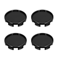Miniatyrbilde 1 av 5: 4 stk 55 mm Bilhjulssenterkopper Navkapsel Hjulnavkapsel Universal ABS