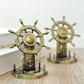 Miniatyrbillede 5 af 5: Metal Ror Ornamenter Zinklegering Retro Håndværk Kontorindretning Skib-XM2-