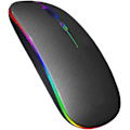 Pikkukuva 1 / 4: Langaton Bluetooth-hiiri, ladattava LED Dual Modes langaton