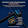 Pikkukuva 4 / 5: Langattomat nappikuulokkeet Bluetooth 5.3 In Ear -kuulokkeet 40 tunnin toistoaika LED-virranäyttö Latauskotelo